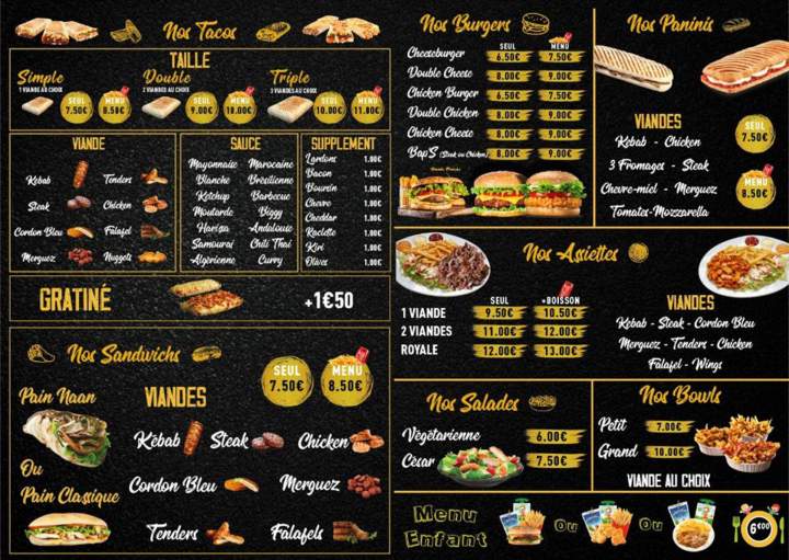 Nos menu à Abbeville